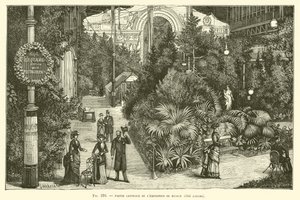 Central Part of the Munich Exhibition, Left Side by French School